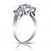 1.93 ct Ladies Three Stone Round Cut Diamond Engagement Ring