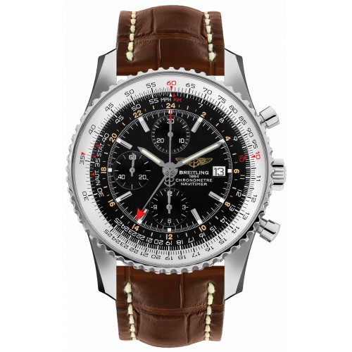 Breitling Navitimer World Black Dial GMT Men's Watch A2432212-B726-756P Breitling Navitimer World Black Dial GMT Men's Watch A2432212-B726-756P