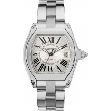 Cartier Roadster Sunray Silver Dial Stainless Men's Watch W62025V3 Cartier Roadster Sunray Silver Dial Stainless Men's Watch W62025V3