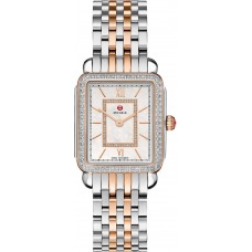 Michele Deco II Mid Two-Tone Rose Gold Women's Watch MWW06I000012 Michele Deco II Mid Two-Tone Rose Gold Women's Watch MWW06I000012