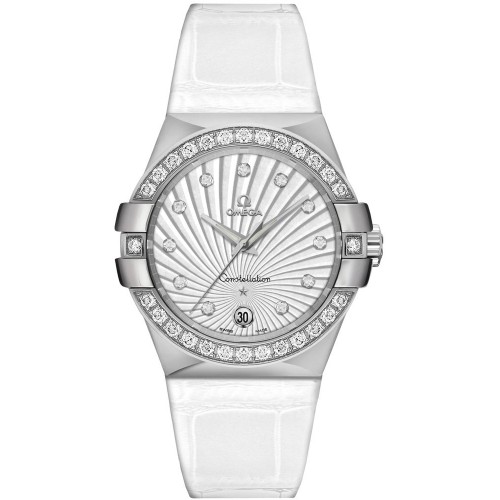 Omega Constellation Supernova White Dial & Diamond Ladies Watch 12318356052001 Omega Constellation Supernova White Dial & Diamond Ladies Watch 12318356052001