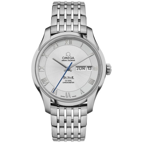 Omega De Ville Calendar Silver Dial Men's Dress Watch 43110412202001 Omega De Ville Calendar Silver Dial Men's Dress Watch 43110412202001