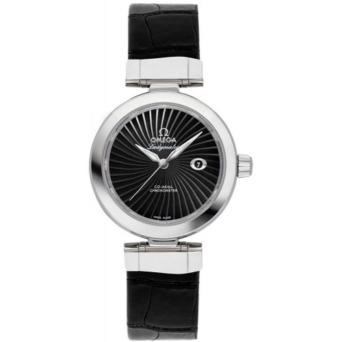 Omega De Ville Ladymatic Automatic Black Dial Women's Watch 42533342001001 Omega De Ville Ladymatic Automatic Black Dial Women's Watch 42533342001001
