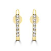 0.31 Ct Round Cut Diamond Stud Earrings in 14k Yellow Gold 0.31 Ct Round Cut Diamond Stud Earrings in 14k Yellow Gold