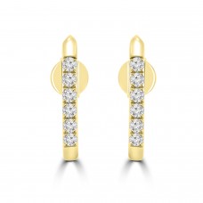 0.31 Ct Round Cut Diamond Stud Earrings in 14k Yellow Gold 0.31 Ct Round Cut Diamond Stud Earrings in 14k Yellow Gold