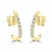 0.31 Ct Round Cut Diamond Stud Earrings in 14k Yellow Gold 0.31 Ct Round Cut Diamond Stud Earrings in 14k Yellow Gold