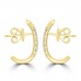 0.31 Ct Round Cut Diamond Stud Earrings in 14k Yellow Gold 0.31 Ct Round Cut Diamond Stud Earrings in 14k Yellow Gold