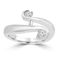 0.26 Ct Round Cut Diamond Anniversary Wedding Band Ring 