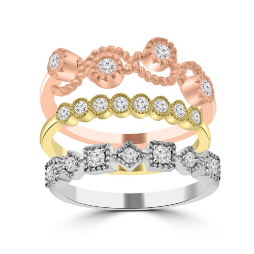 0.63 ct Ladies 3 Piece Round Cut Diamond Wedding Band Ring in 14k White/Yellow/Rose Gold 0.63 ct Ladies 3 Piece Round Cut Diamond Wedding Band Ring in 14k White/Yellow/Rose Gold
