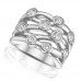 1.50 ct Ladies Round Cut Diamond Anniversary Ring In Bezel Setting
