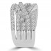 1.53 ct Ladies Round Cut Diamond Designer Anniversary Band in 14 kt White Gold
