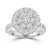 2.61 ct Ladies Round Cut Diamond Anniversary Ring in 14 kt White Gold 2.61 ct Ladies Round Cut Diamond Anniversary Ring in 14 kt White Gold