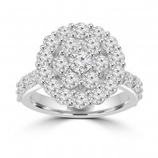 2.61 ct Ladies Round Cut Diamond Anniversary Ring in 14 kt White Gold 2.61 ct Ladies Round Cut Diamond Anniversary Ring in 14 kt White Gold