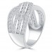 1.90 ct Ladies Round Cut Diamond Anniversary Ring in Prong Setting