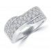 1.25 ct Ladies Round Cut Diamond Anniversary Ring 