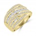 2.10 ct Ladies Round Cut Diamond Anniversary Ring in Prong Setting in 14 kt Yellow Gold 2.10 ct Ladies Round Cut Diamond Anniversary Ring in Prong Setting in 14 kt Yellow Gold