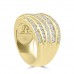 2.10 ct Ladies Round Cut Diamond Anniversary Ring in Prong Setting in 14 kt Yellow Gold 2.10 ct Ladies Round Cut Diamond Anniversary Ring in Prong Setting in 14 kt Yellow Gold