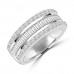 3.41 ct Ladies Round Cut & Baguette Diamond Anniversary Wedding Band in 14k White Gold ( F Color VS-2 Clarity) 3.41 ct Ladies Round Cut & Baguette Diamond Anniversary Wedding Band in 14k White Gold ( F Color VS-2 Clarity)