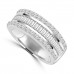 3.41 ct Ladies Round Cut & Baguette Diamond Anniversary Wedding Band in 14k White Gold ( F Color VS-2 Clarity) 3.41 ct Ladies Round Cut & Baguette Diamond Anniversary Wedding Band in 14k White Gold ( F Color VS-2 Clarity)