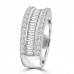 3.41 ct Ladies Round Cut & Baguette Diamond Anniversary Wedding Band in 14k White Gold ( F Color VS-2 Clarity) 3.41 ct Ladies Round Cut & Baguette Diamond Anniversary Wedding Band in 14k White Gold ( F Color VS-2 Clarity)