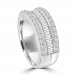 3.41 ct Ladies Round Cut & Baguette Diamond Anniversary Wedding Band in 14k White Gold ( F Color VS-2 Clarity) 3.41 ct Ladies Round Cut & Baguette Diamond Anniversary Wedding Band in 14k White Gold ( F Color VS-2 Clarity)