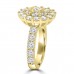 2.61 ct Ladies Round Cut Diamond Anniversary Ring in 14 kt Yellow Gold 2.61 ct Ladies Round Cut Diamond Anniversary Ring in 14 kt Yellow Gold