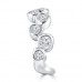 1.55 ct Ladie's Round Cut Diamond Anniversary Wedding Band in 14 kt White Gold