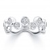 1.55 ct Ladie's Round Cut Diamond Anniversary Wedding Band in 14 kt White Gold