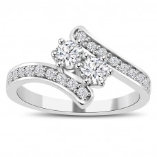 0.71 ct Ladies Round Cut Diamond Anniversary Wedding Band Ring 0.71 ct Ladies Round Cut Diamond Anniversary Wedding Band Ring