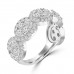 3.21 ct Ladies Pave Set Round Cut Diamond Anniversary Ring 3.21 ct Ladies Pave Set Round Cut Diamond Anniversary Ring