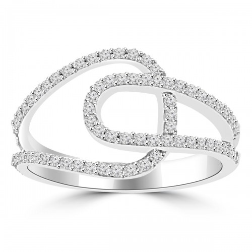 0.40 ct Ladies Brilliant Cut Diamond Anniversary Ring