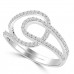 0.40 ct Ladies Brilliant Cut Diamond Anniversary Ring