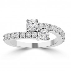 0.95 ct Ladies Round Cut Diamond Anniversary Wedding Band Ring 0.95 ct Ladies Round Cut Diamond Anniversary Wedding Band Ring