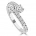 0.95 ct Ladies Round Cut Diamond Anniversary Wedding Band Ring 