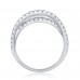 0.90 ct Ladies Round Cut Diamond Anniversary Wedding Band Ring in 14 kt White Gold 0.90 ct Ladies Round Cut Diamond Anniversary Wedding Band Ring in 14 kt White Gold