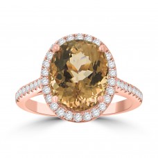 2.67 ct Ladies Round Cut Diamond & Oval Shape Morganite Anniversary Wedding Band Ring ( G-H Color SI-2 I1 Clarity) 2.67 ct Ladies Round Cut Diamond & Oval Shape Morganite Anniversary Wedding Band Ring ( G-H Color SI-2 I1 Clarity)