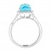 4.82 ct Ladies Round Cut Diamond & Cushion Cut Blue Topaz Anniversary Wedding Band Ring ( G-H Color SI-2 I1 Clarity) 4.82 ct Ladies Round Cut Diamond & Cushion Cut Blue Topaz Anniversary Wedding Band Ring ( G-H Color SI-2 I1 Clarity)