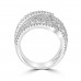 3.39 ct Ladies Micro Pave Set Round Cut Diamond Anniversary Band in 14k White Gold (H-I Color SI-2 I1 Clarity) 3.39 ct Ladies Micro Pave Set Round Cut Diamond Anniversary Band in 14k White Gold (H-I Color SI-2 I1 Clarity)