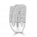 2.22 ct Ladies Micro Pave Set Round Cut Diamond Anniversary Band in 14k White Gold (H-I Color SI-2 I1 Clarity) 2.22 ct Ladies Micro Pave Set Round Cut Diamond Anniversary Band in 14k White Gold (H-I Color SI-2 I1 Clarity)