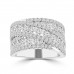 2.22 ct Ladies Micro Pave Set Round Cut Diamond Anniversary Band in 14k White Gold (H-I Color SI-2 I1 Clarity) 2.22 ct Ladies Micro Pave Set Round Cut Diamond Anniversary Band in 14k White Gold (H-I Color SI-2 I1 Clarity)