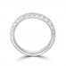 0.90 ct Ladies Micro Pave Set Round Cut Diamond Anniversary Band in 14k White Gold (H-I Color SI-2 I1 Clarity) 0.90 ct Ladies Micro Pave Set Round Cut Diamond Anniversary Band in 14k White Gold (H-I Color SI-2 I1 Clarity)