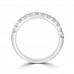 0.75 ct Ladies Micro Pave Set Round Cut Diamond Anniversary Band in 14k White Gold (H-I Color SI-2 I1 Clarity) 0.75 ct Ladies Micro Pave Set Round Cut Diamond Anniversary Band in 14k White Gold (H-I Color SI-2 I1 Clarity)