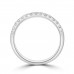 0.50 ct Ladies Round Cut Diamond Wedding Band in 14 kt White Gold 0.50 ct Ladies Round Cut Diamond Wedding Band in 14 kt White Gold