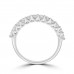 0.70 ct Ladies Micro Pave Set Round Cut Diamond Anniversary Band in 14k White Gold (H-I Color SI-2 I1 Clarity) 0.70 ct Ladies Micro Pave Set Round Cut Diamond Anniversary Band in 14k White Gold (H-I Color SI-2 I1 Clarity)