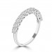 0.70 ct Ladies Micro Pave Set Round Cut Diamond Anniversary Band in 14k White Gold (H-I Color SI-2 I1 Clarity) 0.70 ct Ladies Micro Pave Set Round Cut Diamond Anniversary Band in 14k White Gold (H-I Color SI-2 I1 Clarity)
