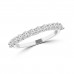 0.70 ct Ladies Micro Pave Set Round Cut Diamond Anniversary Band in 14k White Gold (H-I Color SI-2 I1 Clarity) 0.70 ct Ladies Micro Pave Set Round Cut Diamond Anniversary Band in 14k White Gold (H-I Color SI-2 I1 Clarity)