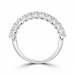 0.70 ct Ladies Micro Pave Set Round Cut Diamond Anniversary Band in 14k White Gold (H-I Color SI-2 I1 Clarity) 0.70 ct Ladies Micro Pave Set Round Cut Diamond Anniversary Band in 14k White Gold (H-I Color SI-2 I1 Clarity)