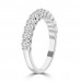 0.70 ct Ladies Micro Pave Set Round Cut Diamond Anniversary Band in 14k White Gold (H-I Color SI-2 I1 Clarity) 0.70 ct Ladies Micro Pave Set Round Cut Diamond Anniversary Band in 14k White Gold (H-I Color SI-2 I1 Clarity)