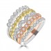 0.76 ct Ladies 5 Piece Round Cut Diamond Wedding Band Ring in 14k White/Yellow/Rose Gold 0.76 ct Ladies 5 Piece Round Cut Diamond Wedding Band Ring in 14k White/Yellow/Rose Gold