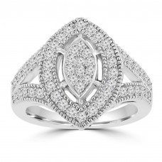 0.85 ct Ladies Round Cut Diamond Anniversary Ring in Prong Setting 0.85 ct Ladies Round Cut Diamond Anniversary Ring in Prong Setting